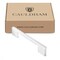 Cauldham Solid Kitchen Cabinet Pulls Handles (3-5/8" Hole Centers) - Modern Thin Profile Drawer/Door Hardware - Style M255 - Polished Chrome